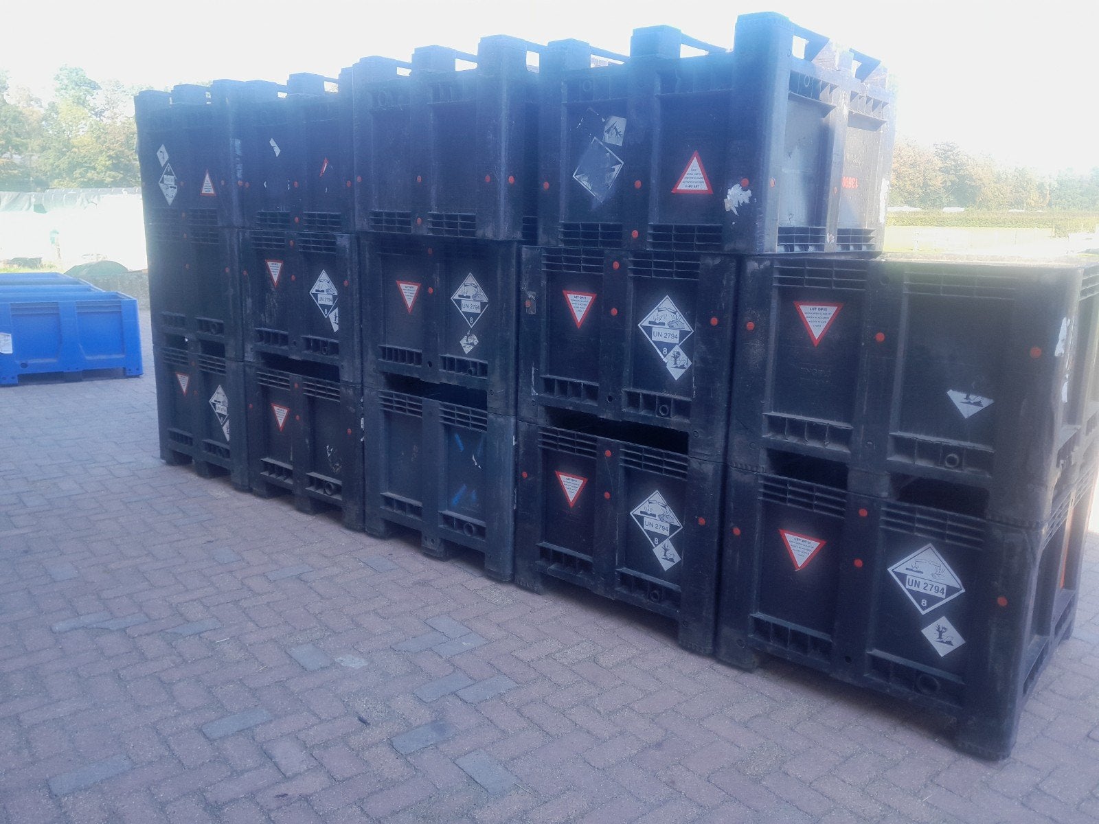 Palletbox Accubak Krat Opslag 630L - Gebruikt & Hersteld, Ophalen, Gebruikt, 100 cm of meer, 60 cm of meer