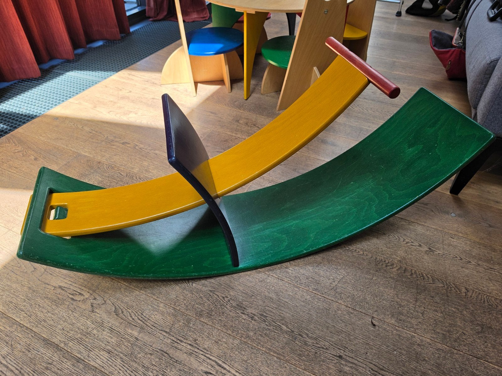 [WO05] Stokke Hippo Hobbelpaard - Groen/Geel, Ophalen, Gebruikt, Overige typen