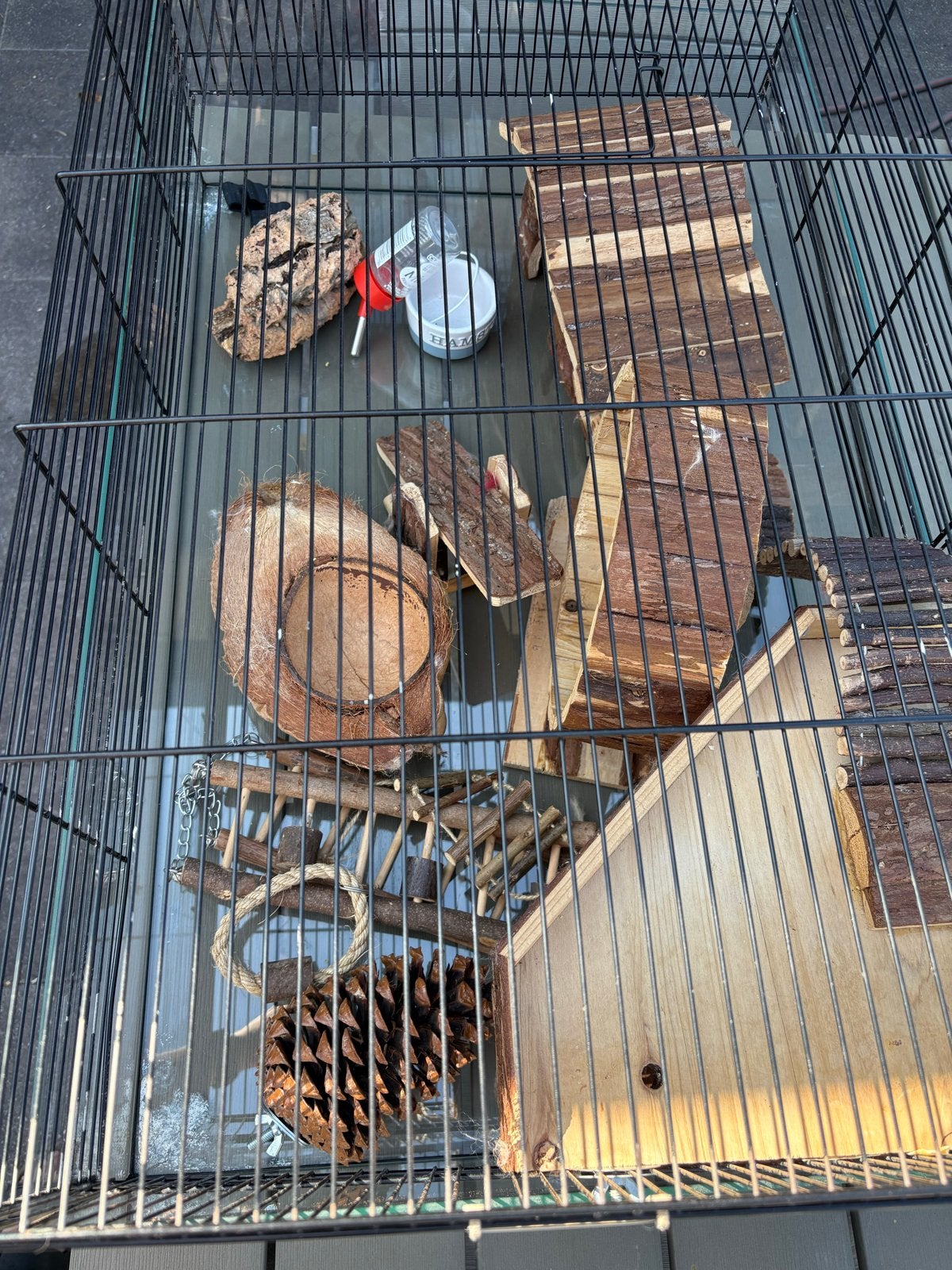 Mooie ruime kooi voor knaagdier / hamster, Dieren en Toebehoren, Ophalen, Zo goed als nieuw, Loopwiel of Rad