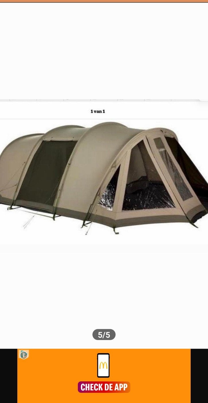 Nomad bantu 5 voor 4-5 personen - Ideaal voor families, Ophalen