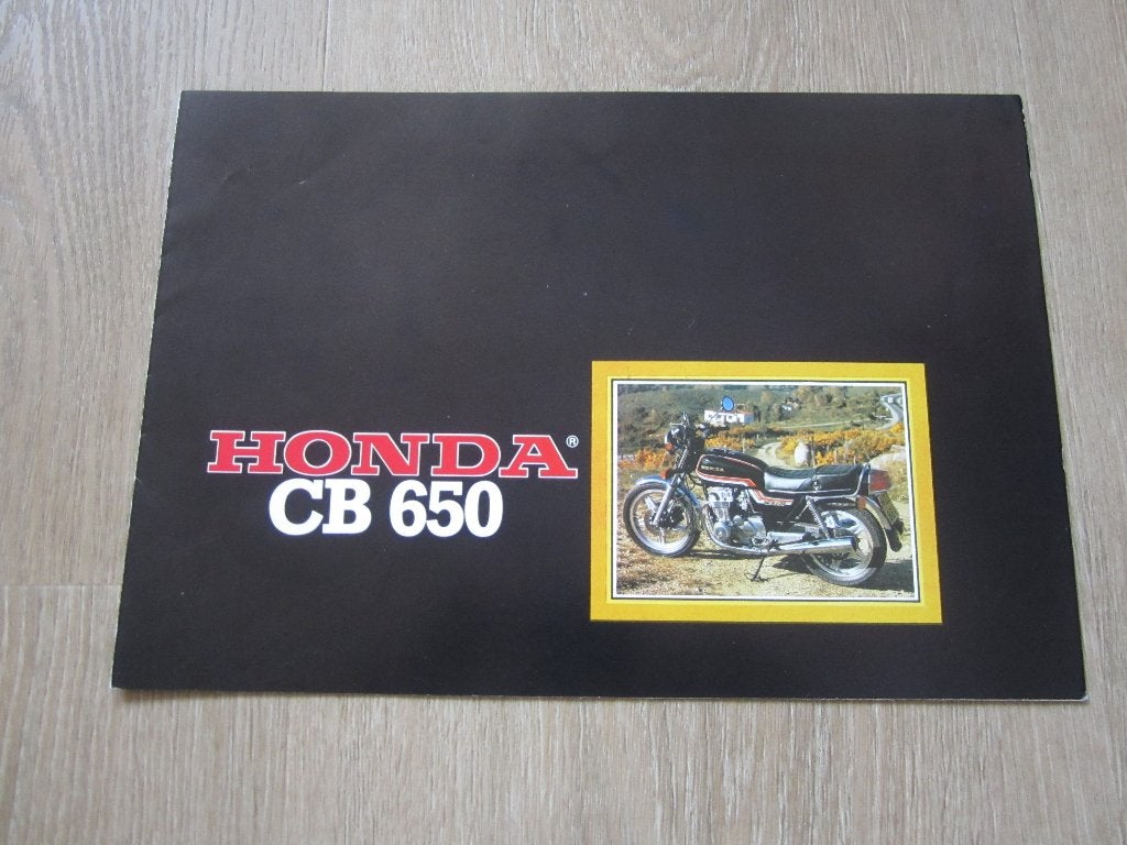 Honda CB 650 brochure folder 1981 ?, Ophalen of Verzenden, Honda