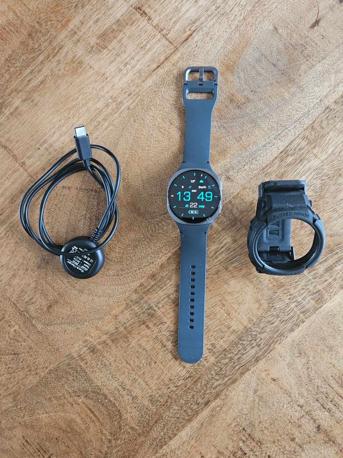 Samsung galaxy watch 8 40mm, Ophalen of Verzenden, Zo goed als nieuw, Zwart, Android