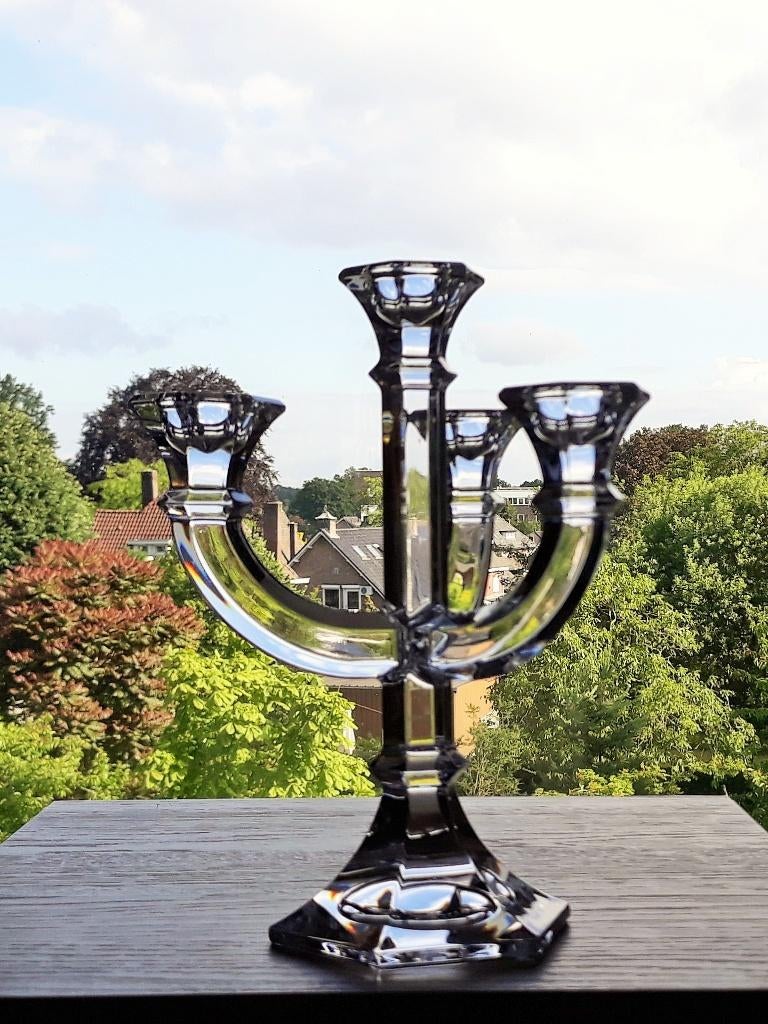 3-Armige Kandelaar Kristal Villeroy & Boch, Ophalen of Verzenden, Kristal