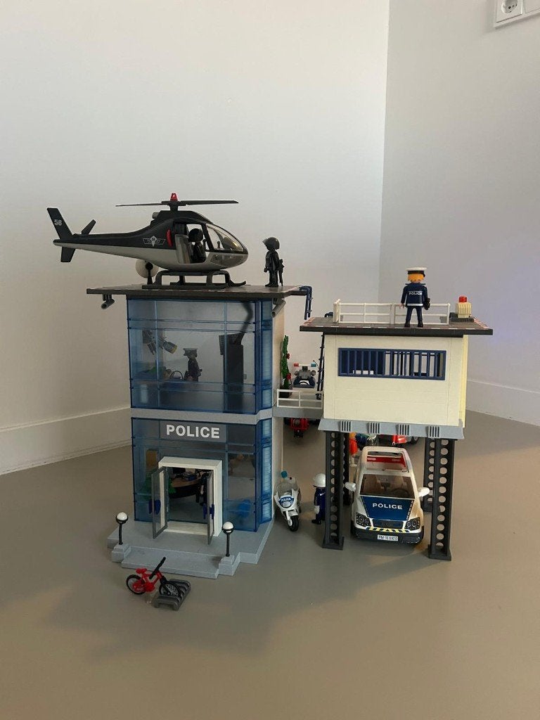 Politiebureau XXL Playmobil, Kinderen en Baby's, Speelgoed | Playmobil, Ophalen, Gebruikt, Complete set, Overige typen