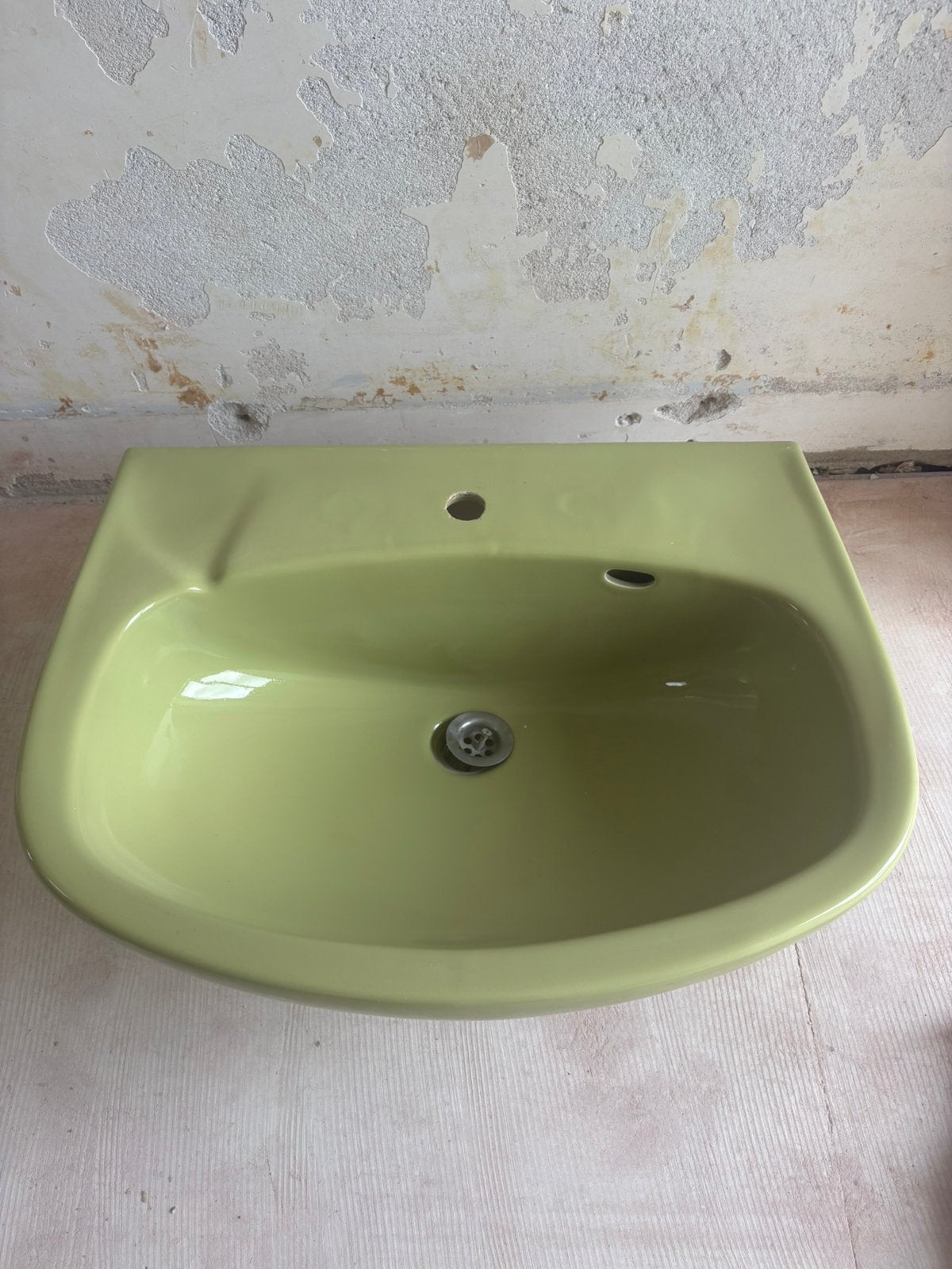 Vintage wastafel, Huis en Inrichting, Badkamer | Badkamermeubels, Ophalen, 50 tot 100 cm, Zo goed als nieuw, Minder dan 100 cm