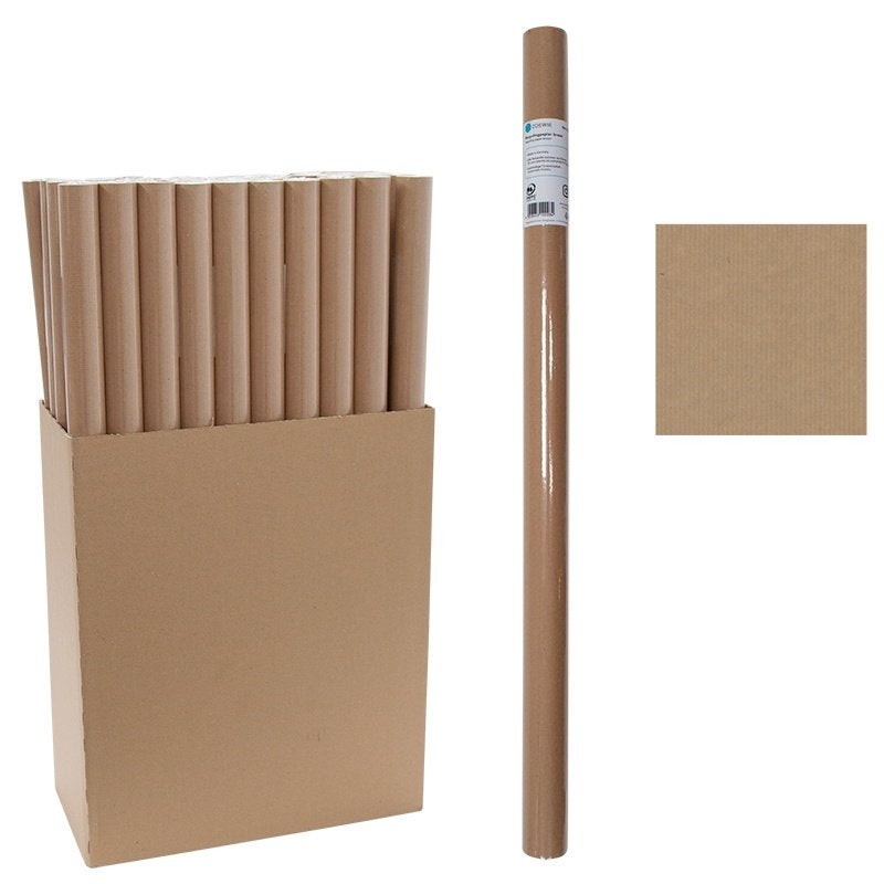 24 ROLLEN BRUIN INPAKPAPIER, Ophalen of Verzenden, Nieuw