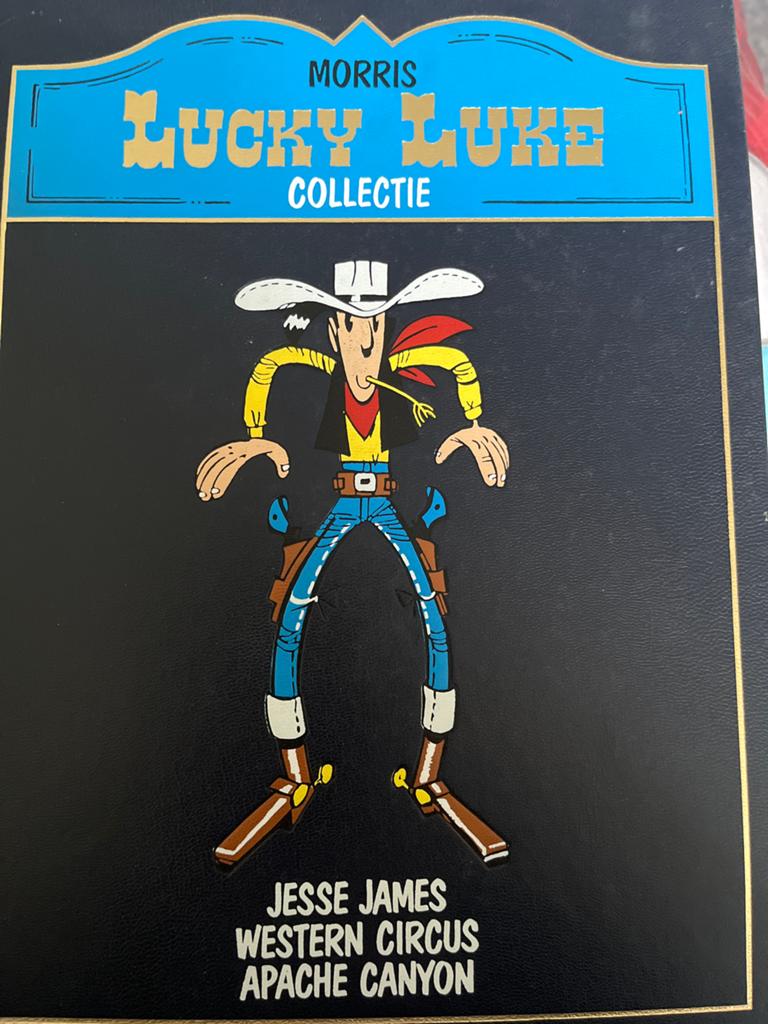 Lucky Luke Collectie: Jesse James, Western Circus, Apache Ca, Boeken, Stripboeken, Meerdere stripboeken, Ophalen, Zo goed als nieuw