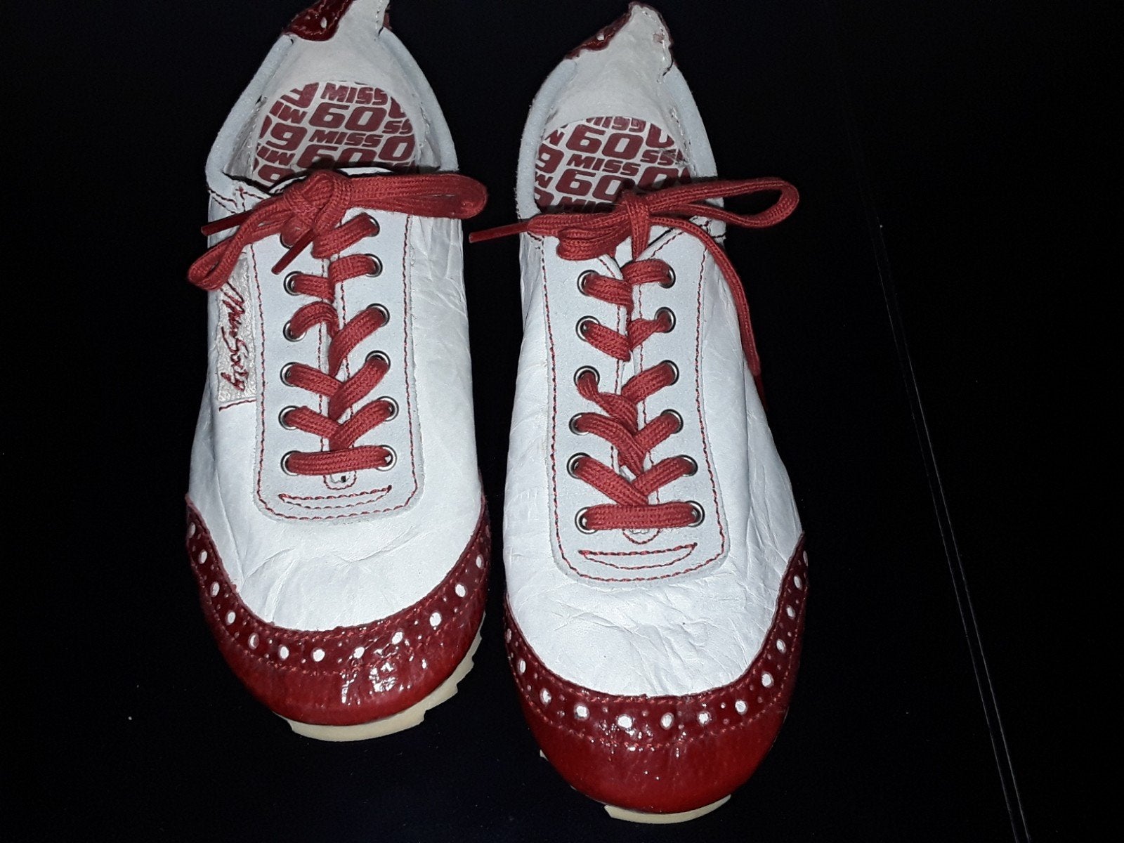 Vintage: ieuwe  vrolijke Miss Sixty sneakers zacht leer, Ophalen of Verzenden, Nieuw, Wit, Overige typen