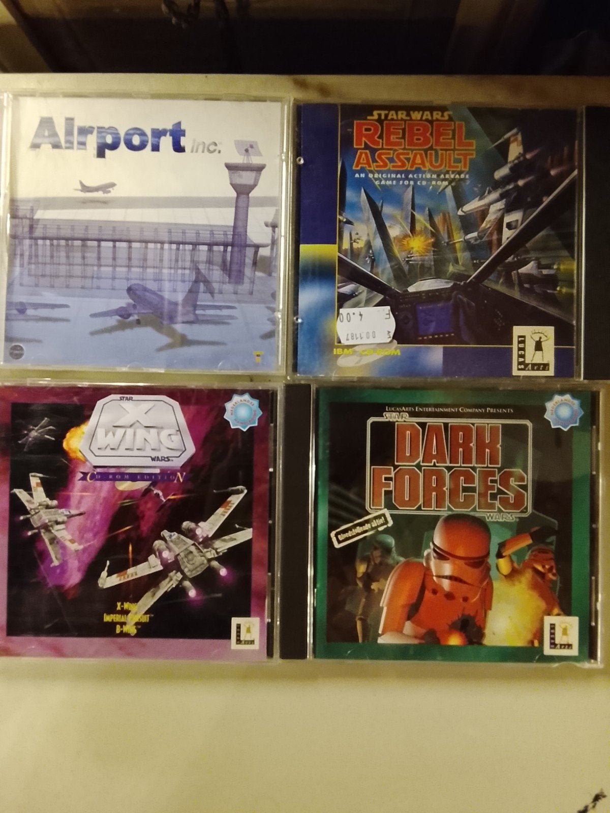 Star Wars PC Games & Airport Inc. - Retro Gaming Bundel, Spelcomputers en Games, Games | Pc, Gebruikt, Shooter, 1 speler, Onbekend