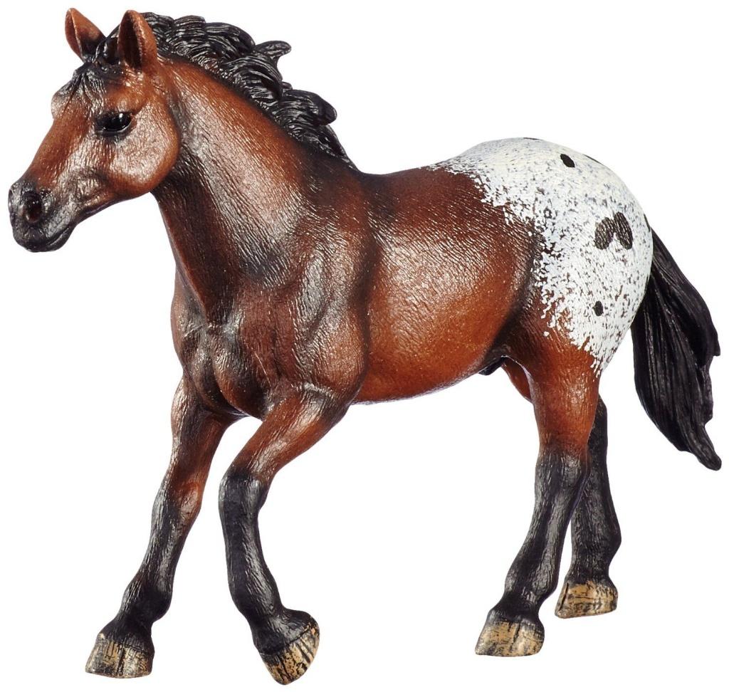 Schleich 13732 appaloosa hengst, dierfiguur, Ophalen of Verzenden, Gebruikt, Paard, Beeldje of Figuurtje