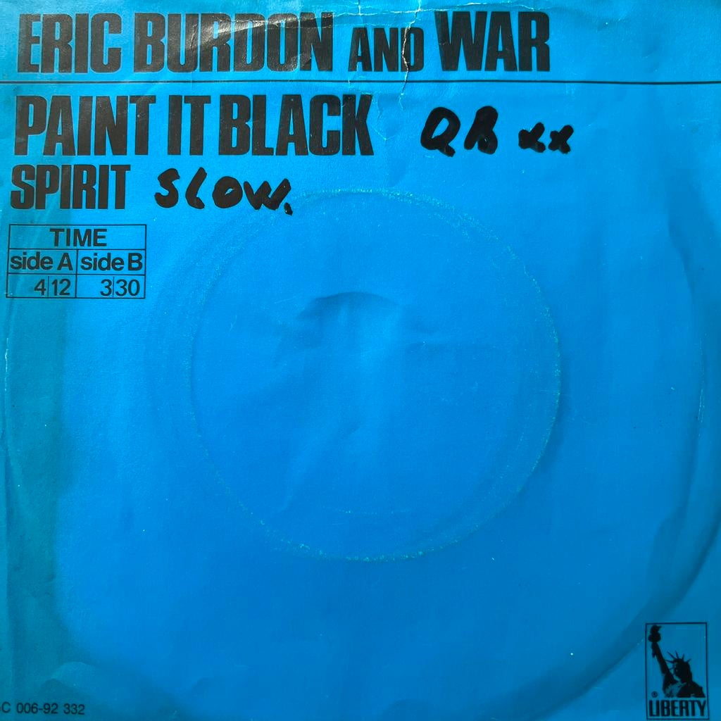 Eric Burdon and War - Paint It Black, Cd's en Dvd's, Vinyl Singles, Ophalen of Verzenden, Gebruikt, Pop