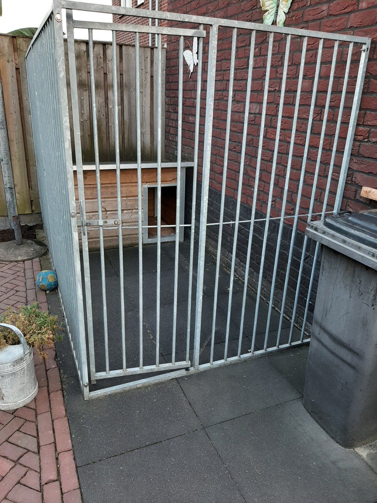 hondenren inc hok, Ophalen, Gebruikt, 110 cm of meer, 100 cm of meer
