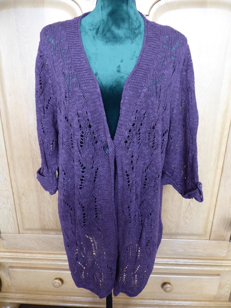 nr. 2633 - vest - bordeaux - maat 46/48, Trui of Vest, Nieuw, Ulla Popken, Ophalen of Verzenden