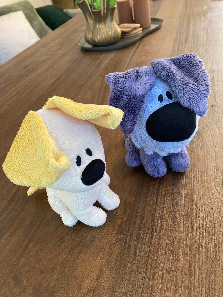 Woezel en Pip knuffel setje, Overige merken, Overige karakters, Zo goed als nieuw, Meerkleurig