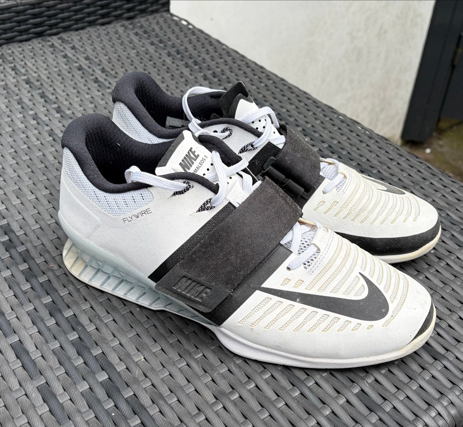 Nike Romaleos 3 - maat 44, Ophalen of Verzenden, Gedragen, Wit, Sportschoenen