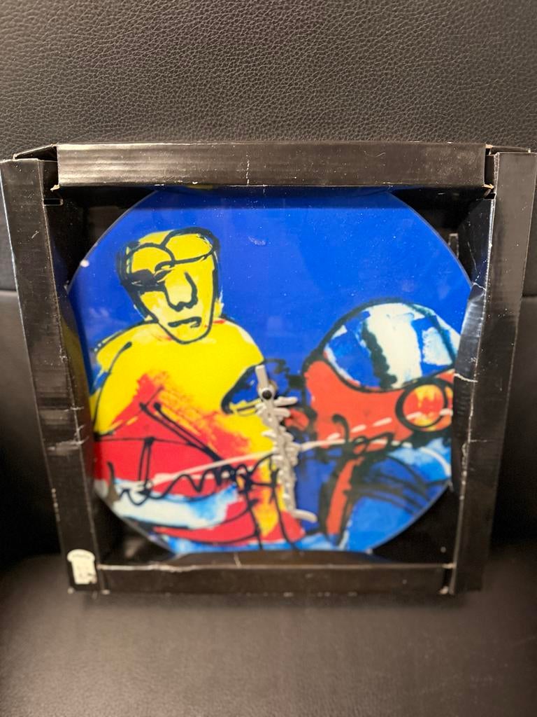 Herman Brood Art Collection bord  is eenklok, Ophalen of Verzenden