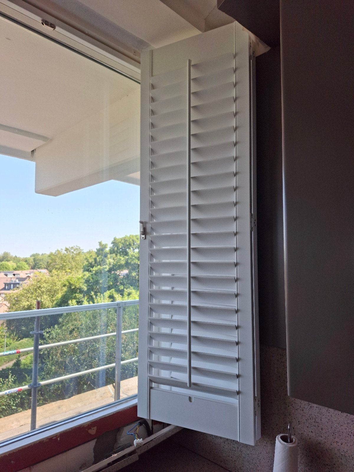 Witte Shutters - Zo goed als nieuw, Wit, Hout, Ophalen of Verzenden, Zo goed als nieuw