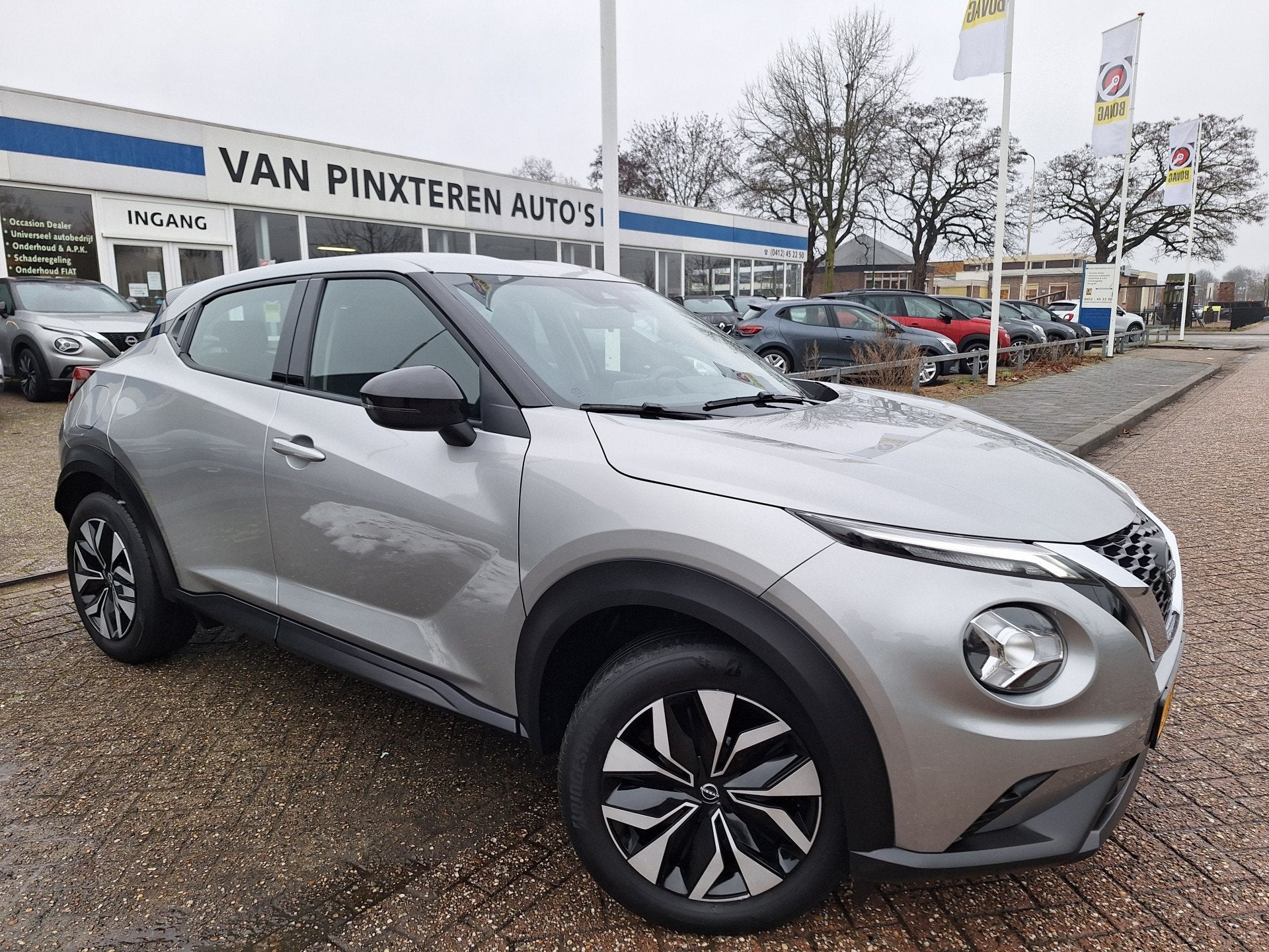 Nissan Juke 1.0 DIG-T Acenta CLIMA/CAMER/PDC/STOELVERWARMING, Auto's, Voorwielaandrijving, 12 maanden, Stof, Euro 6
