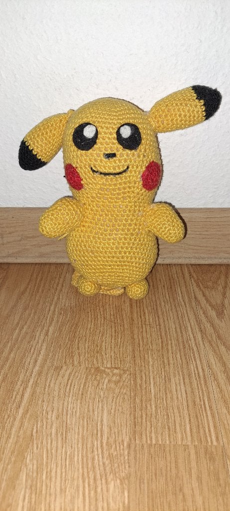 pikachu gehaakt, Hobby en Vrije tijd, Breien en Haken, Ophalen of Verzenden, Nieuw, Haken, Wol of Garen