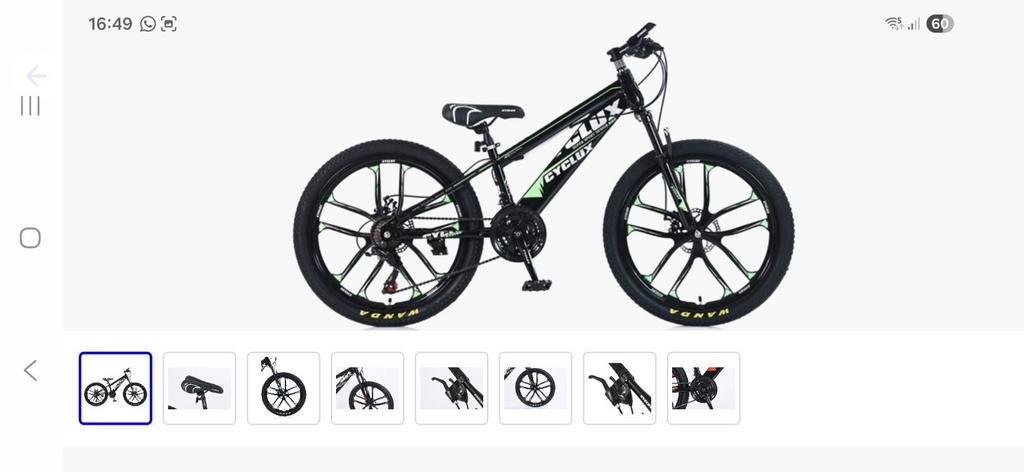 Jongensfiets, Ophalen, Zo goed als nieuw, 24 inch, Versnellingen