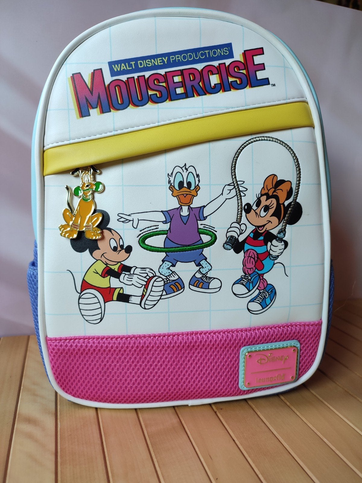 Disney Loungefly Mousercise BackPack, Overige typen, Nieuw, Ophalen of Verzenden, 30 tot 40 cm