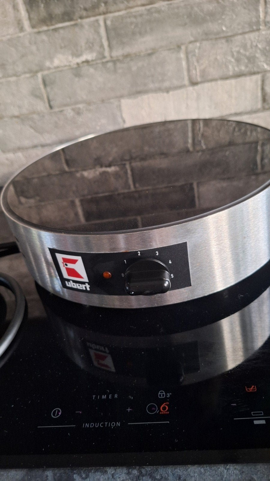 Ubert keramische kookplaat 230volt, Witgoed en Apparatuur, Kookplaten, Ophalen, Keramisch, Zo goed als nieuw, Vrijstaand