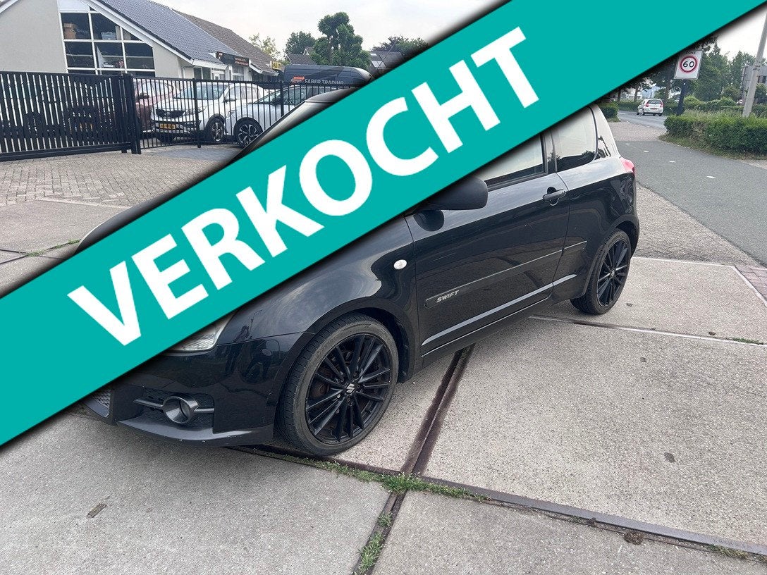 Suzuki Swift 1.6 Sport 2007! CLIMATRONIC! NWE APK!, Voorwielaandrijving, 1005 kg, Zwart, 4 cilinders