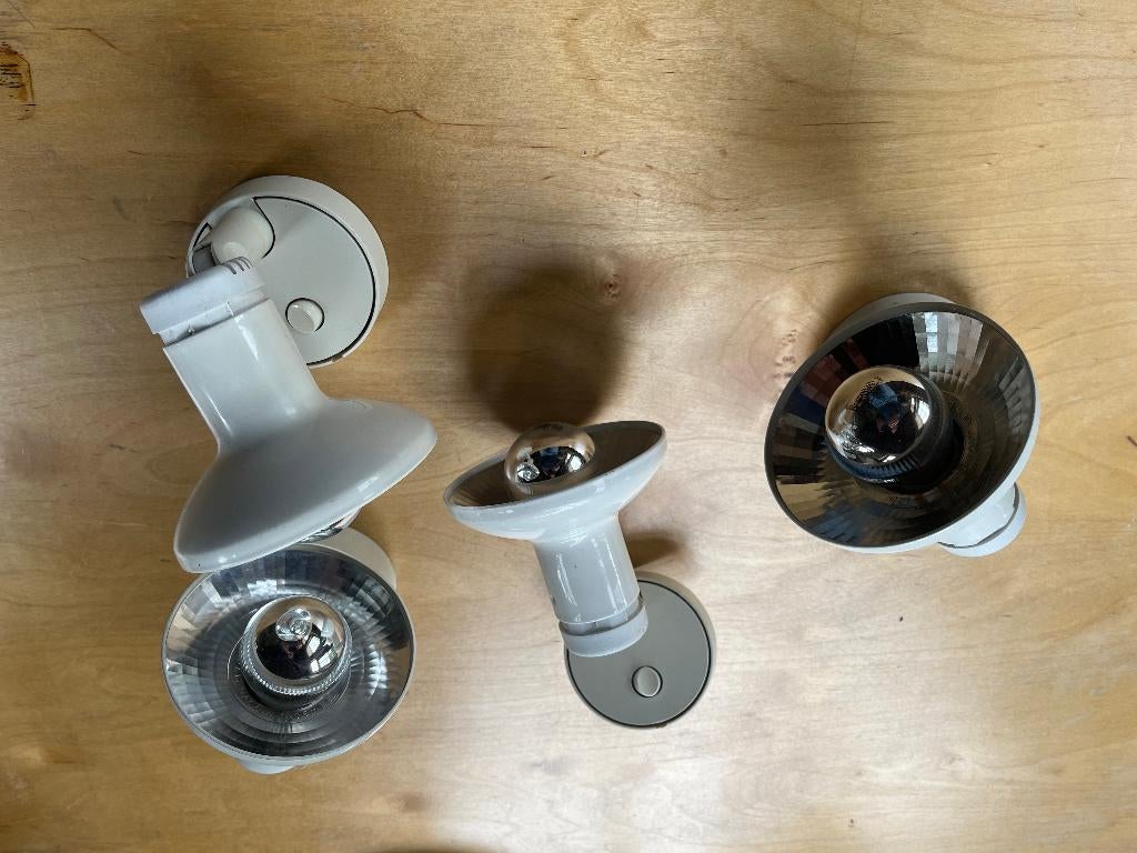 opbouwspots jaren 80, Gebruikt, Metaal of Aluminium, Ophalen of Verzenden, Tijdloos