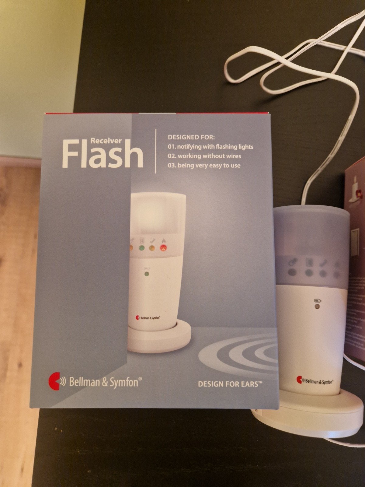 Bellman & Symfon Visit Flash Receiver & Alarm Clock, Ophalen of Verzenden, Zo goed als nieuw