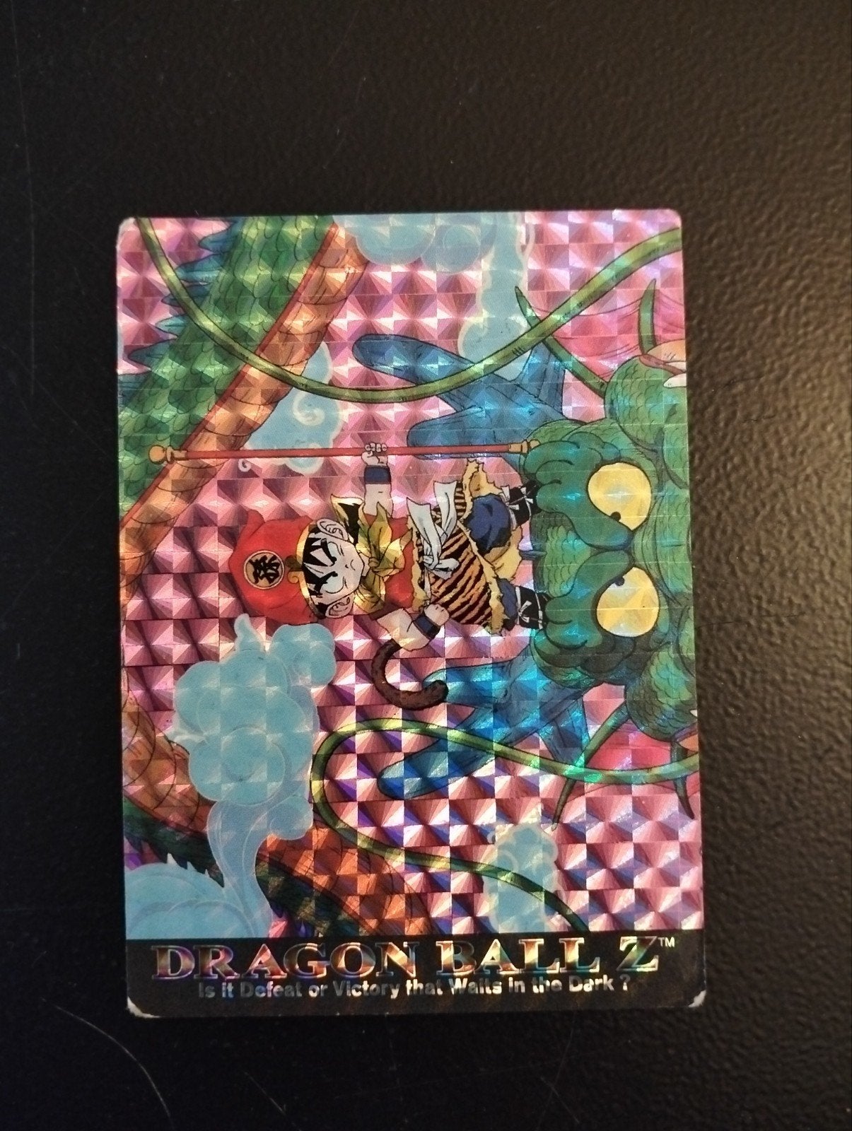 Dragon Ball Z Kaart - Goku & Krillin (Holo), Ophalen of Verzenden, Gebruikt, Losse kaart, Foil