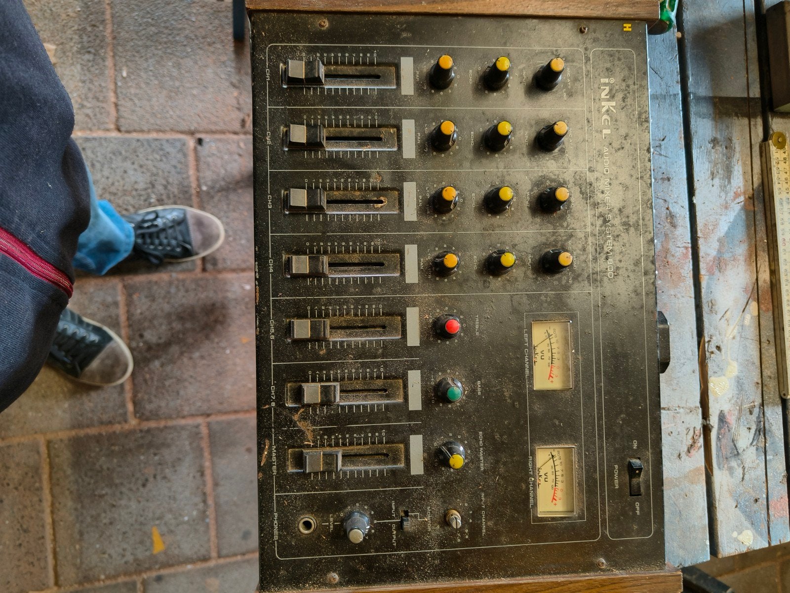 Inkel MX-995 Professionele Mengtafel - Vintage Audio Mixer, Muziek en Instrumenten, Ophalen of Verzenden, Gebruikt, 5 tot 10 kanalen