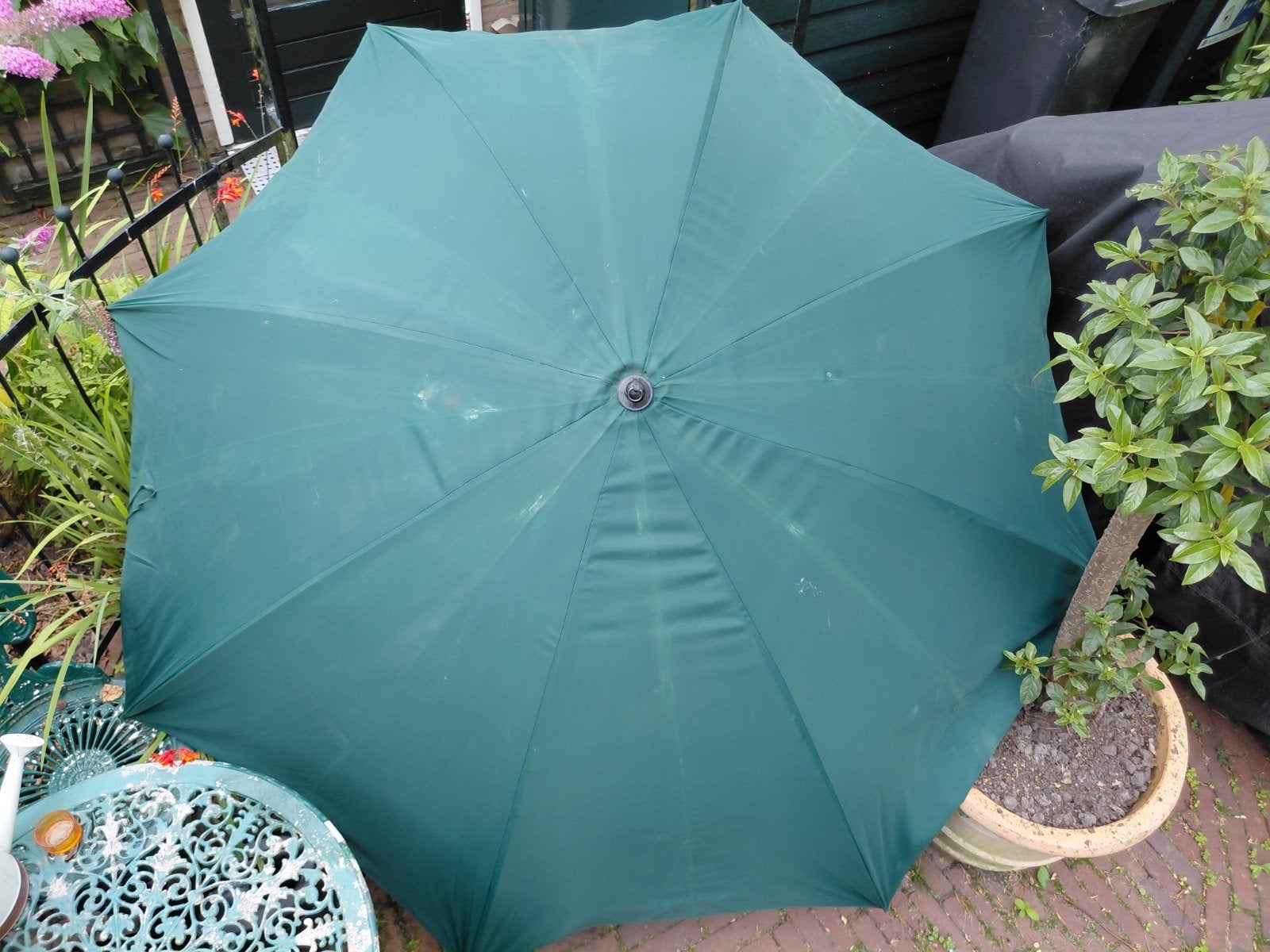 Uitschuifbare Strand-/Visserijparasol - Ø190cm, H180cm, Ophalen of Verzenden