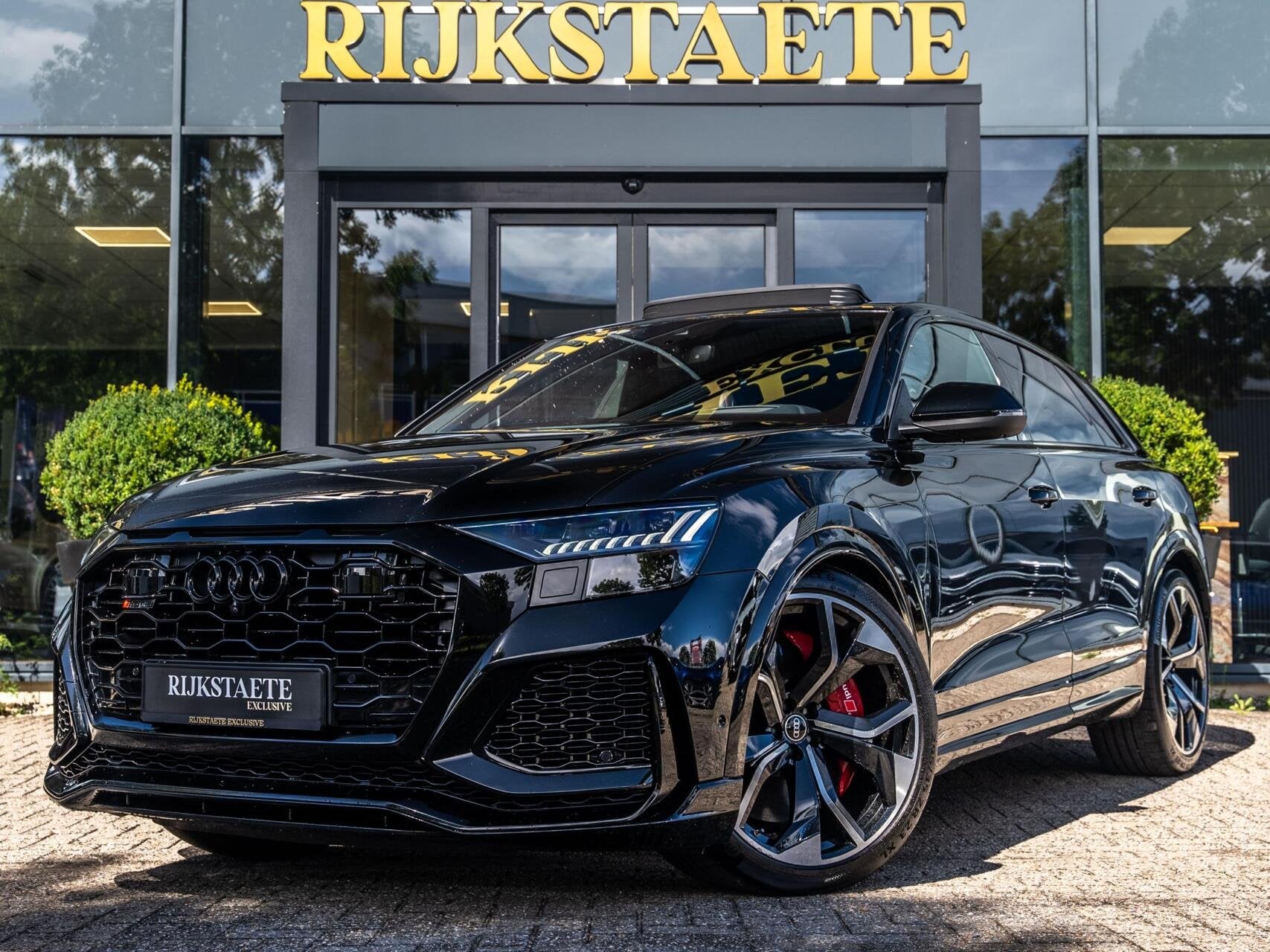 Audi RSQ8 4.0 TFSI Quattro|PANO|B&O|KERAMISCH|ACC|HUD|360°, Auto's, Audi, Gebruikt, Met garantie (alle), 600 pk, Zwart