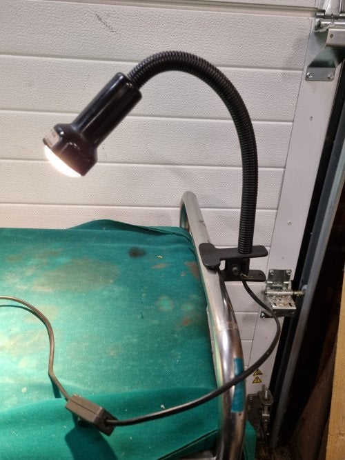 klemspot elco lite buigzaam zwart vintage, Ophalen of Verzenden, 'T Olde Gre-j, Info@toldegrej.nl, Endepoelstraat 20f Didam