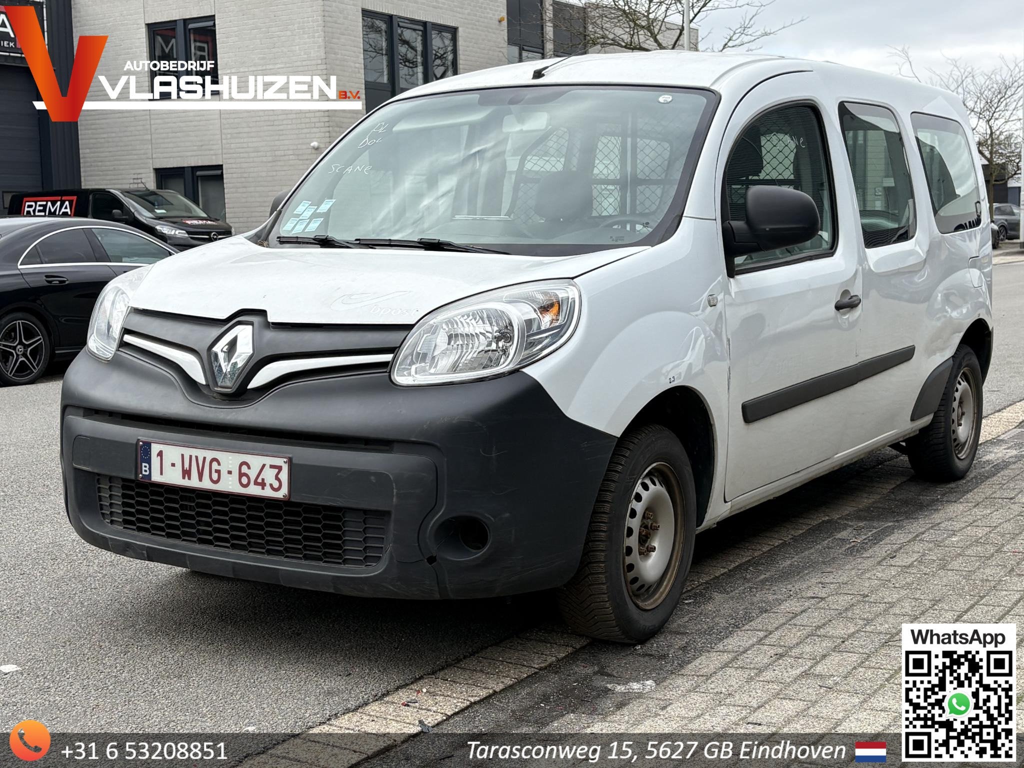 Renault Kangoo 1.5 DCi | € 2.250,- NETTO! | Airco | PDC |, Auto's, Voorwielaandrijving, Stof, Gebruikt, 4 cilinders