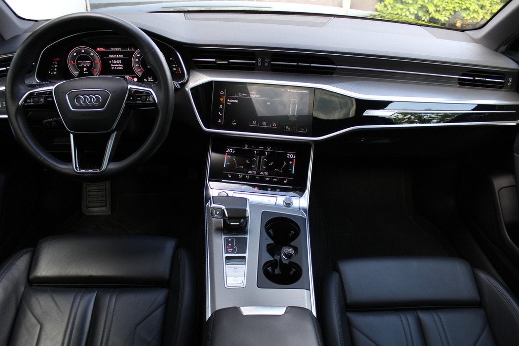 Audi A6 Avant 40 TDI S edition | Incl. 12 maanden Garantie |, Auto's, Audi, Gebruikt, Zwart, Leder, Diesel