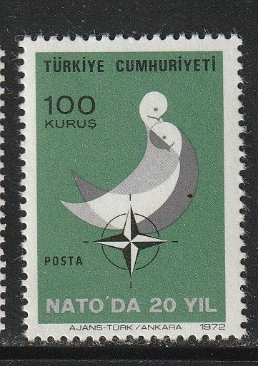 Verenigd Europa 1972 - Turkije - 20 jaar NAVO lid, Ophalen, Postfris, Overige thema's