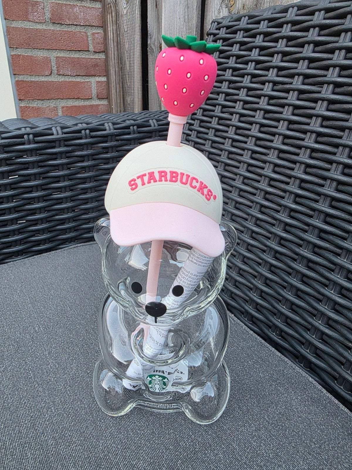Starbucks Bearista zomer 2026 met Aardbei Rietje, Nieuw, Ophalen of Verzenden, Meerkleurig, Overige merken
