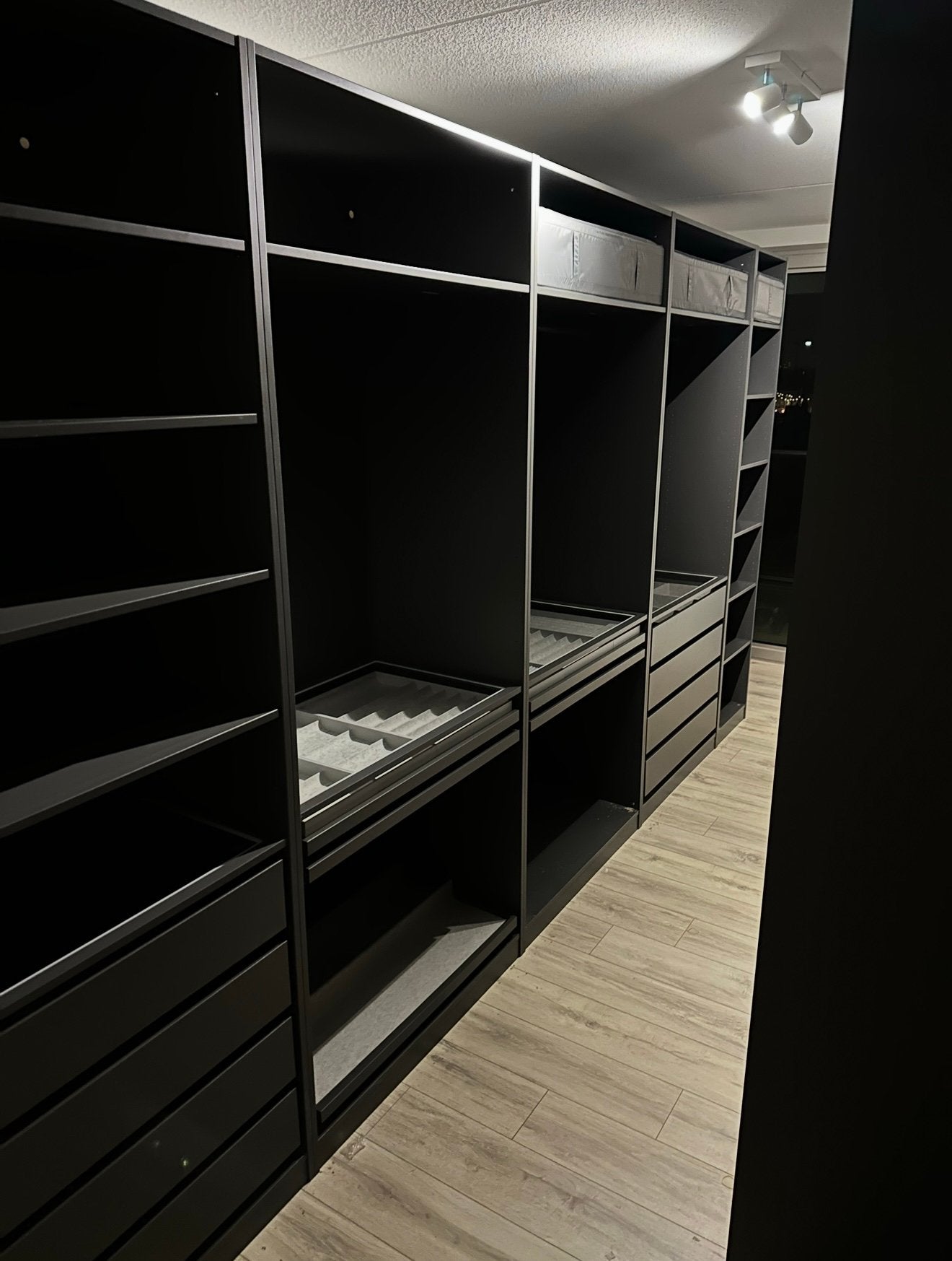 Ruime ikea pax inloopkast met veel opbergruimte, Huis en Inrichting, Ophalen, Gebruikt, 200 cm of meer, Met lade(s)
