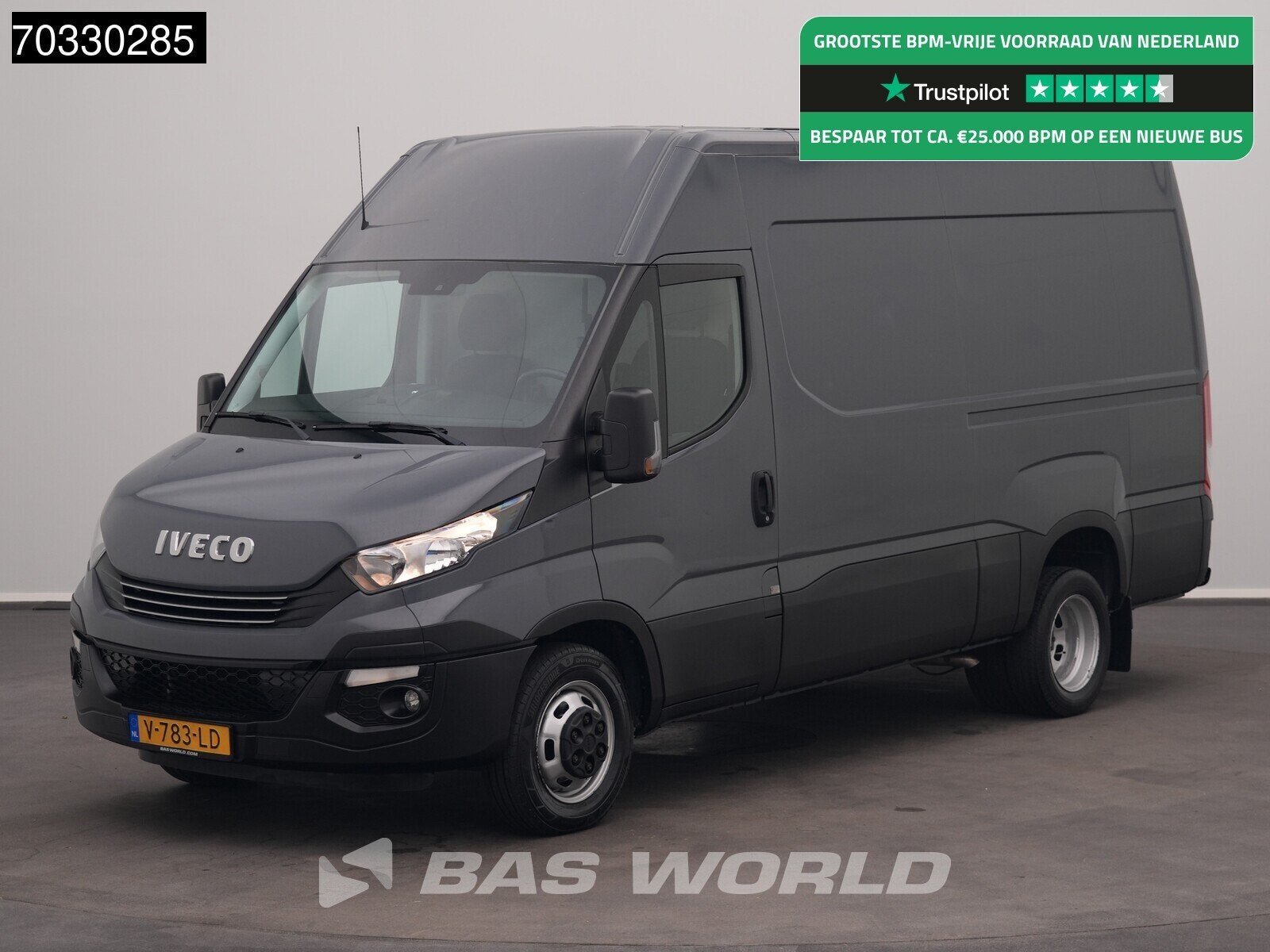 Iveco Daily 35C18 3.0L Automaat Dubbellucht L2H2 3,5t Trekha, Auto's, Automaat, Stof, Gebruikt, Euro 6