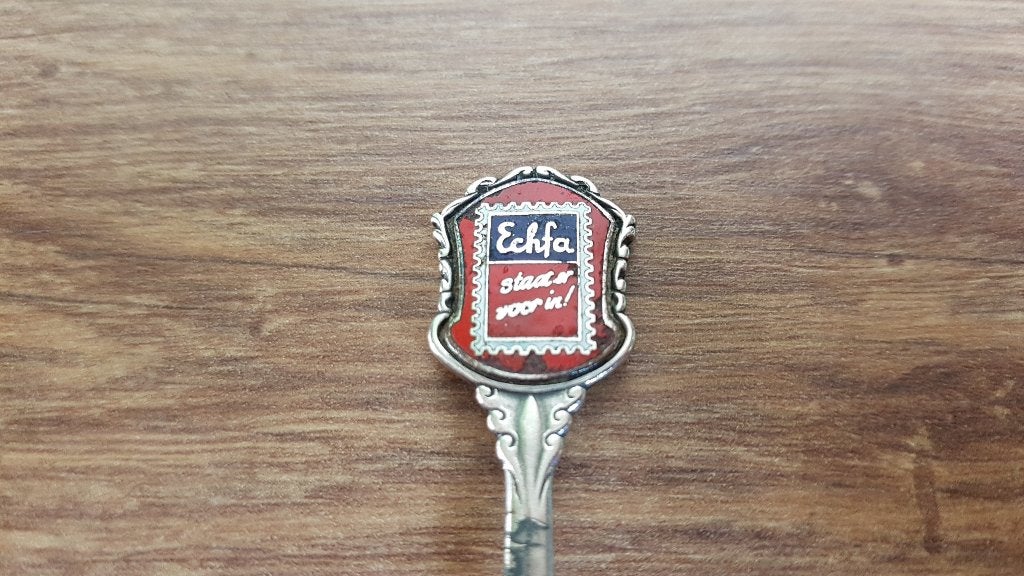Echfa Theelepel 'Staat er voor in!', Antiek en Kunst, Ophalen of Verzenden