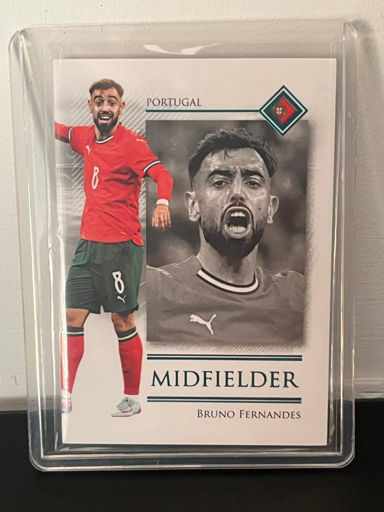 Bruno Fernandes Portugal Voetbal Spelerskaart Midfielder, Ophalen of Verzenden, Zo goed als nieuw