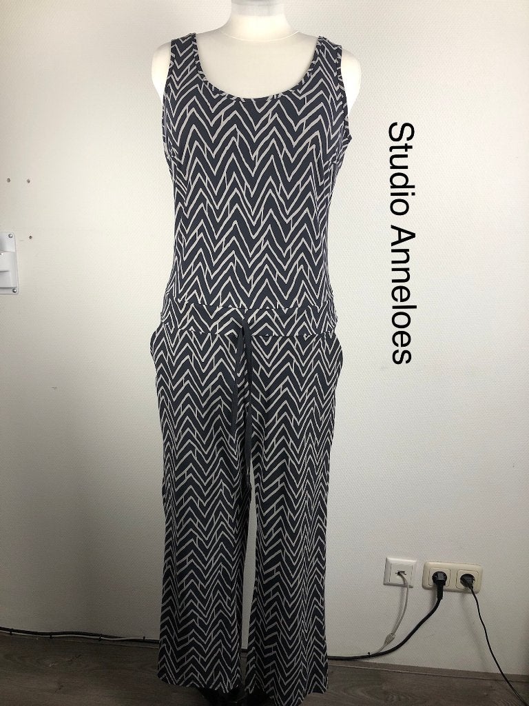 Studio Anneloes Jumpsuit  (mt: 42) 19,4/8556, Studio Anneloes, Zwart, Studio Anneloes, Maat 42/44 (L)
