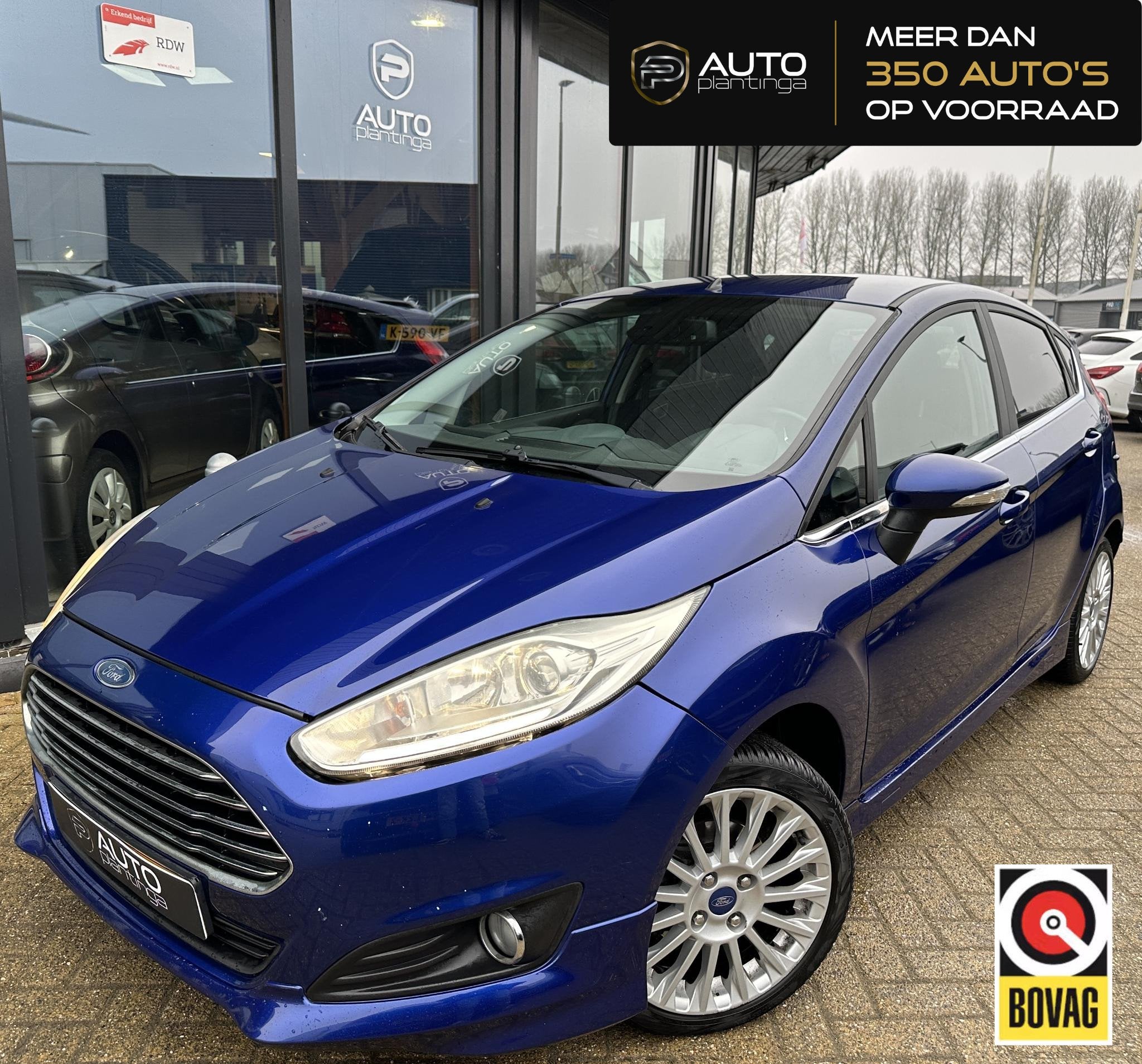 Ford Fiesta 1.0 EcoBoost Titanium 125PK | Nette Staat | NL A, Voorwielaandrijving, Euro 6, Blauw, 23 km/l
