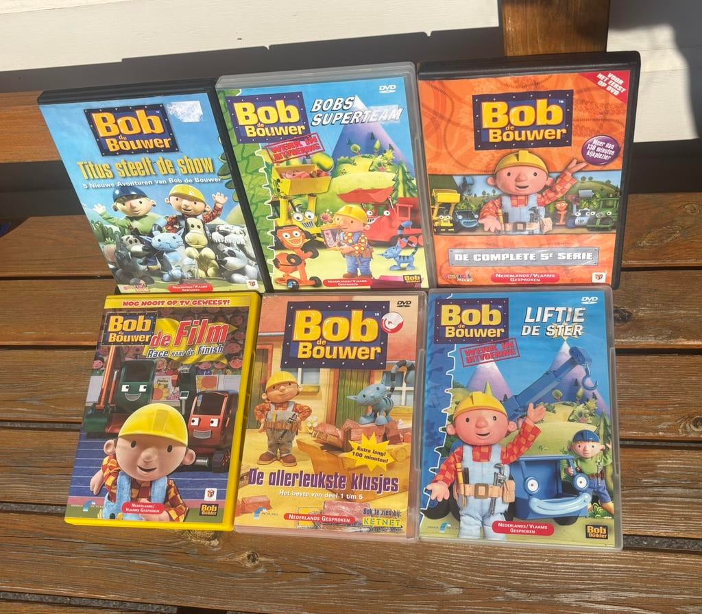 5x Bob de bouwer film dvd | bobs superteam complete 5e serie, Cd's en Dvd's, VHS | Kinderen en Jeugd, Alle leeftijden, Ophalen of Verzenden