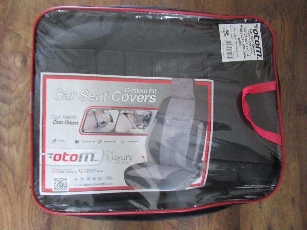 Leren auto stoelhoes  voor Seat  en VW Caddy  vanaf 2015, Ophalen of Verzenden, Nieuw