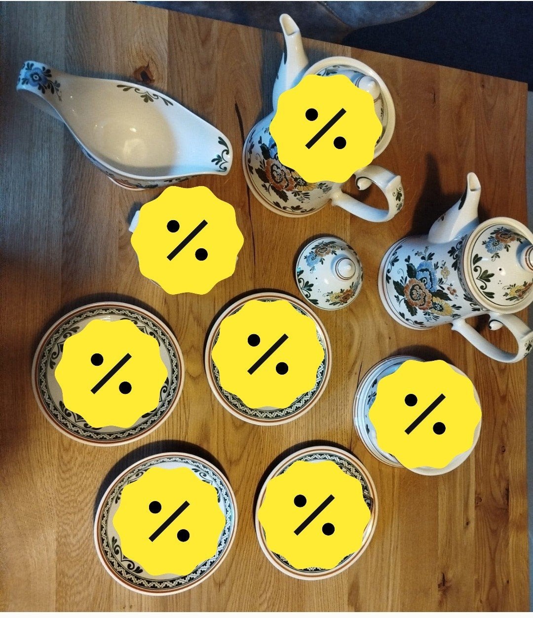 Villeroy & Boch Alt Amsterdam Serviesdelen, Ophalen, Vintage, Zo goed als nieuw, Porselein