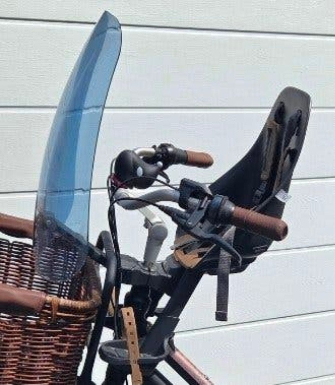 Urban iki Bobike voorstoeltje met windscherm, Ophalen, Voetsteuntjes, Voorzitje, Zo goed als nieuw