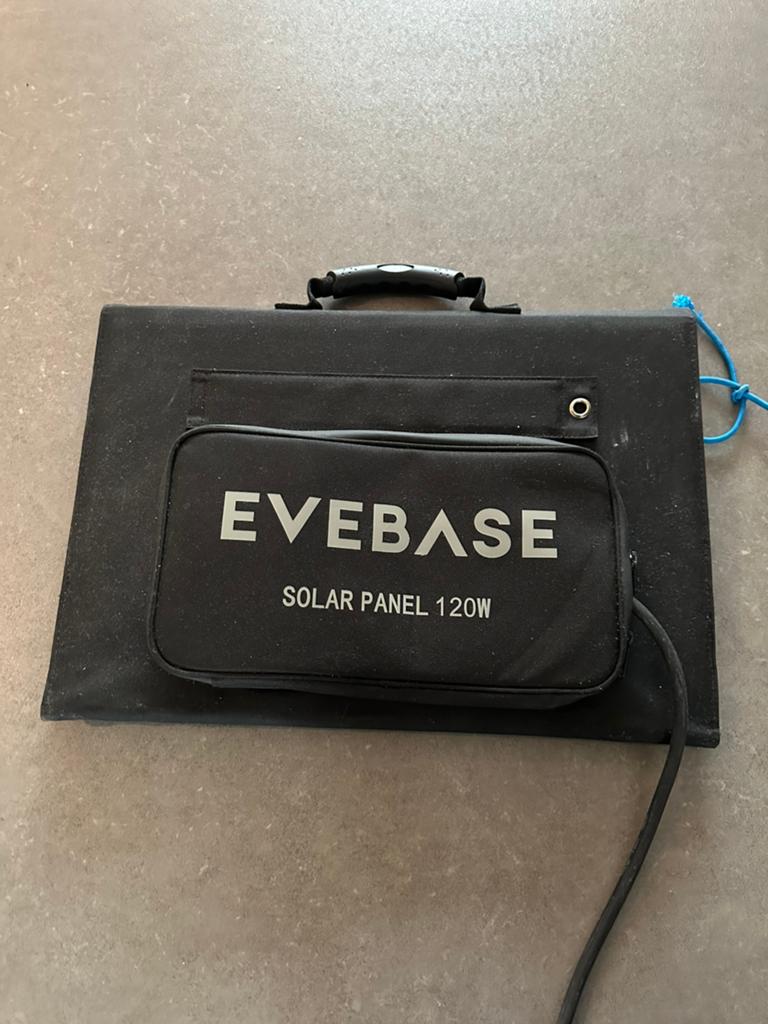 Evebase 120w opvouwbaar zonnenpanneel, Ophalen of Verzenden, Zo goed als nieuw