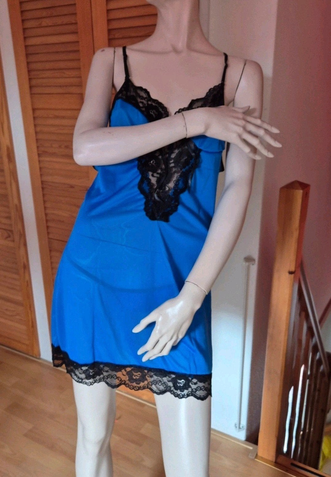 Nieuw sexy lingerie setje maat M. Okselmaat 47 cm, Ophalen of Verzenden, Blauw, Setje